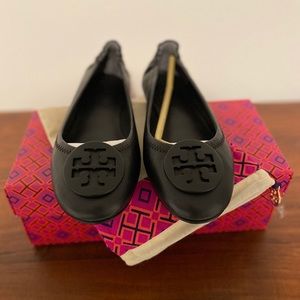 Tory Burch Black Ballet Flats 7.5
